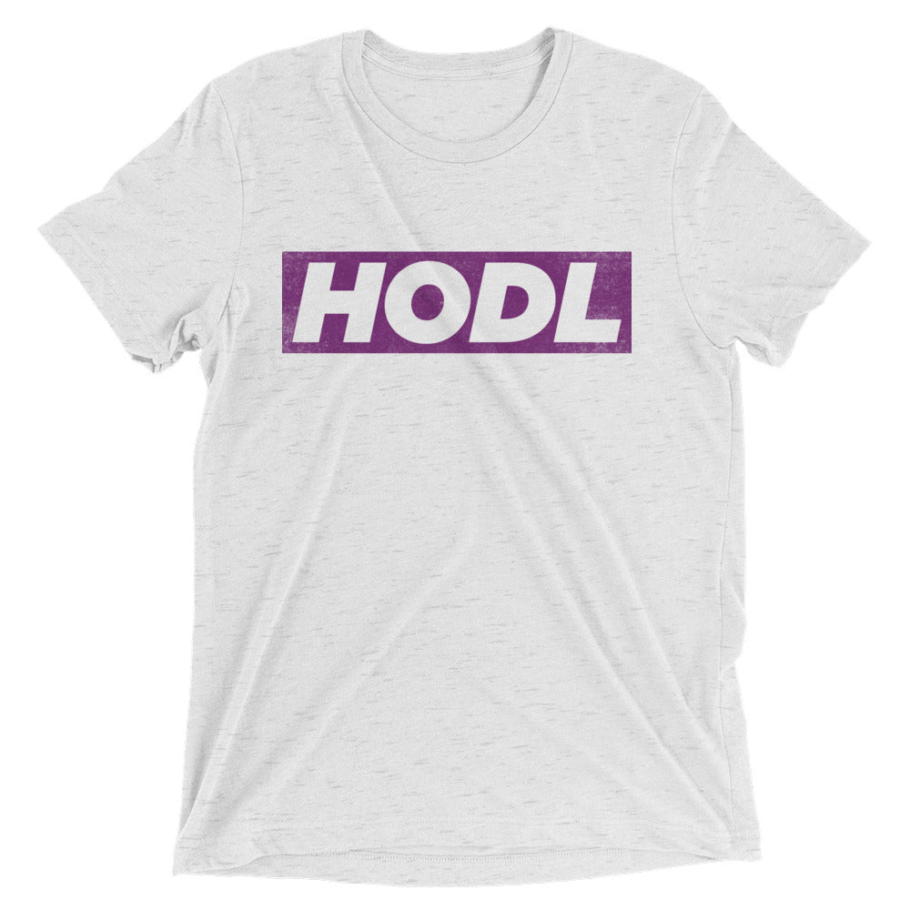 HODL Purple Box Bitcoin Crypto Shirt Short sleeve t-shirt – Satoshi Gear