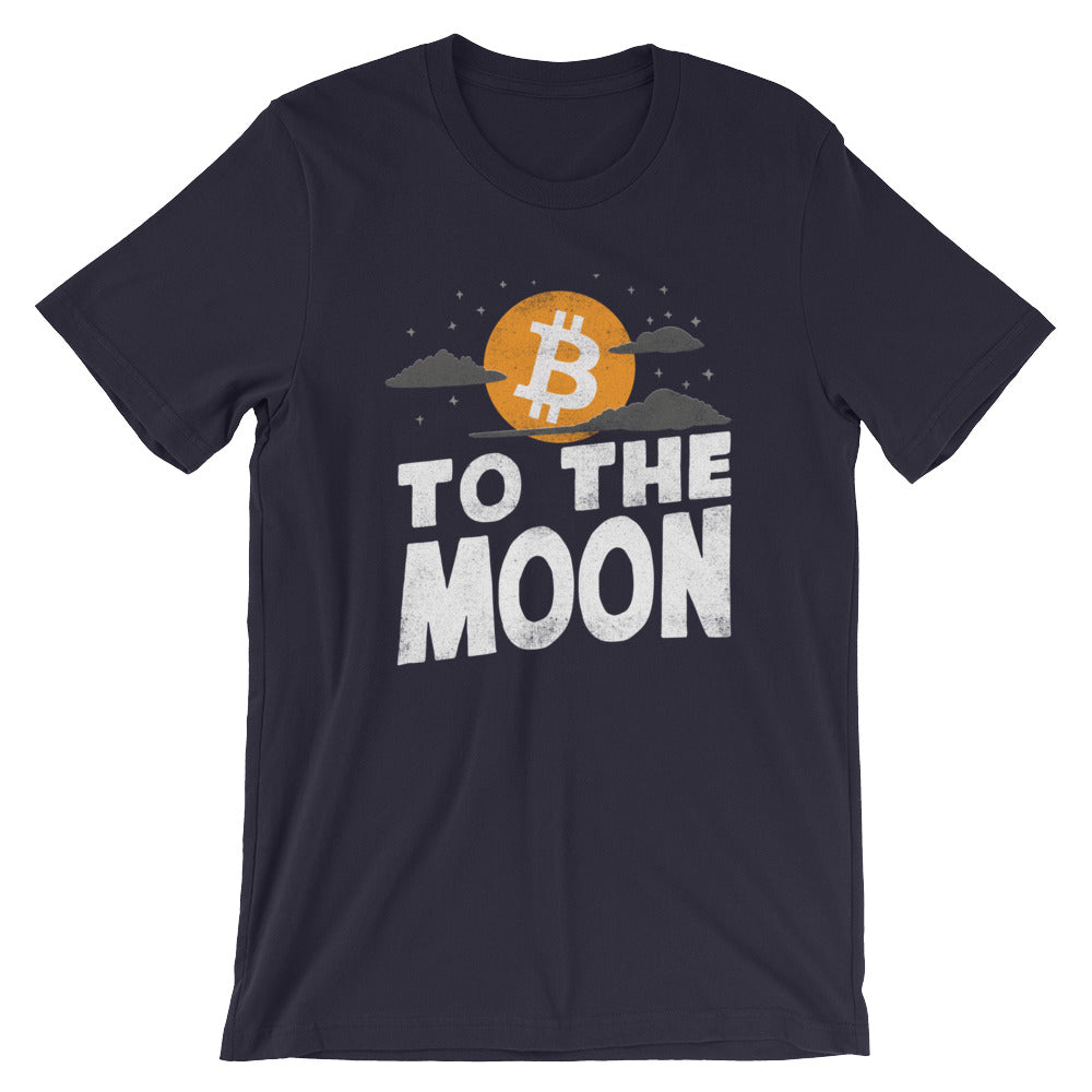 Bitcoin To The Moon | Unique BTC Cryptocurrency Shirt | Short-Sleeve U –  Satoshi Gear