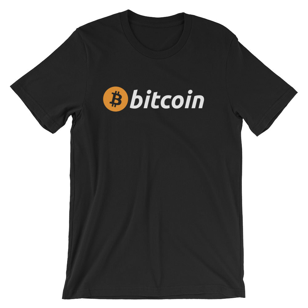 Bitcoin Rounded Classic Logo Short-Sleeve Unisex T-Shirt – Satoshi Gear