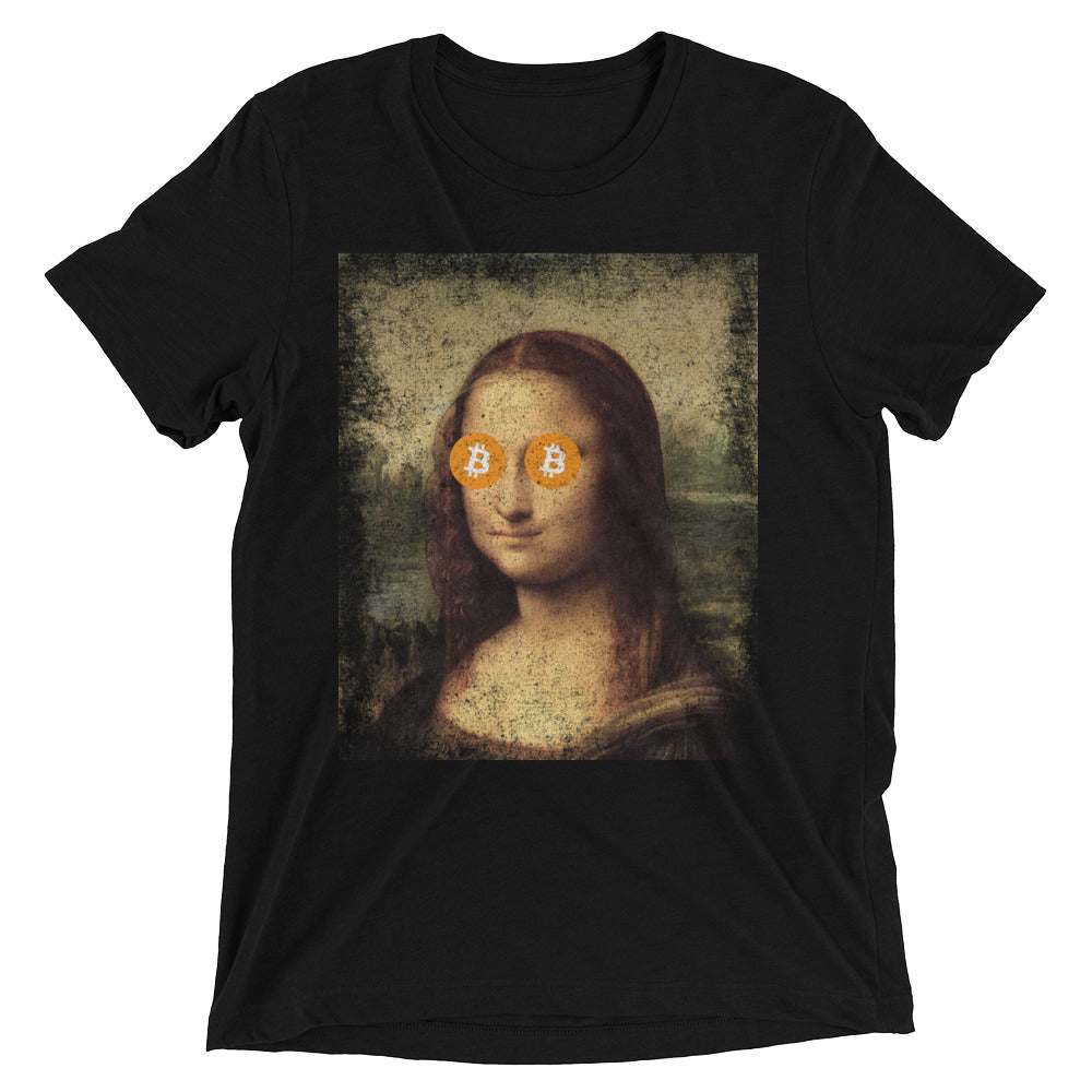 Mona Lisa Bitcoin BTC Funny Shirt Short sleeve t-shirt – Satoshi Gear