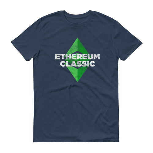 Ethereum Classic Logo T Shirt ETC Distressed Vintage