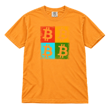 Bitcoin Color Squares BTC Crypto Shirt Short sleeve t-shirt
