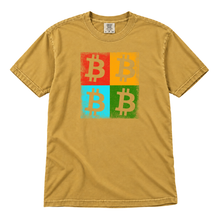 Bitcoin Color Squares BTC Crypto Shirt Short sleeve t-shirt