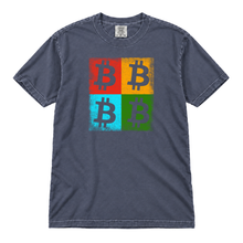 Bitcoin Color Squares BTC Crypto Shirt Short sleeve t-shirt