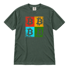 Bitcoin Color Squares BTC Crypto Shirt Short sleeve t-shirt