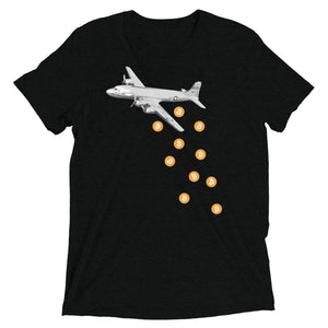 Bitcoin Bomber BTC Logo Crypto Shirt Short-Sleeve T-Shirt