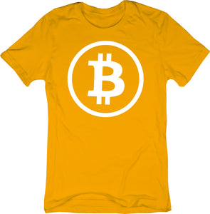 Bitcoin Rounded Logo / Symbol Tshirt | BTC Cryptocurreny Short-Sleeve Unisex T-Shirt