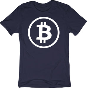 Bitcoin Rounded Logo / Symbol Tshirt | BTC Cryptocurreny Short-Sleeve Unisex T-Shirt