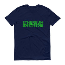 Ethereum Classic Textured Logo Tee | ETC Cryptocurrency Short-Sleeve T-Shirt