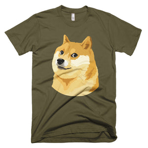 Dogecoin DOGE Crypto Shirt American Apparel Short-Sleeve T-Shirt