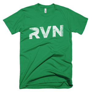 Ravencoin RVN Vintage Worn Texture Print American Apparel Shirt Short-Sleeve T-Shirt