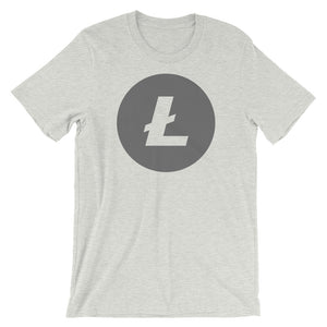 Litecoin Gray Short-Sleeve Unisex T-Shirt