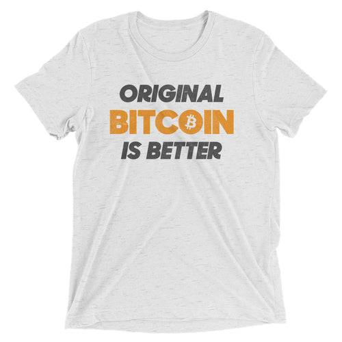 Original Bitcoin Is Better BTC Logo Symbol Shirt Short sleeve t-shirt