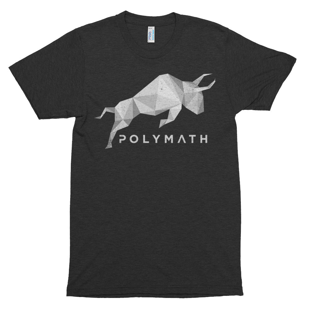 Polymath POLY Coin (Distressed) Logo Symbol Shirt Short sleeve soft t-shirt