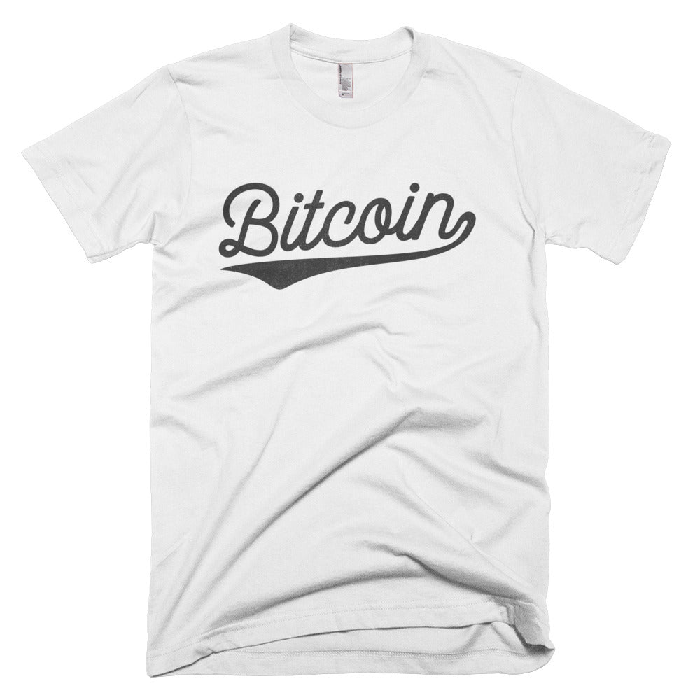 Bitcoin BTC Script Logo Shirt Short-Sleeve T-Shirt