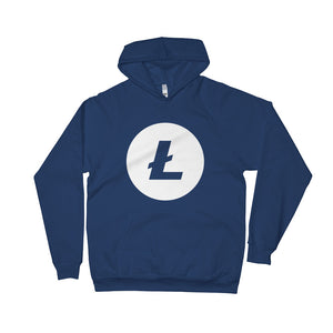 Litecoin Logo Unisex Fleece Hoodie