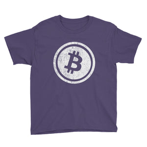 Bitcoin Logo Kids Youth Short Sleeve T-Shirt