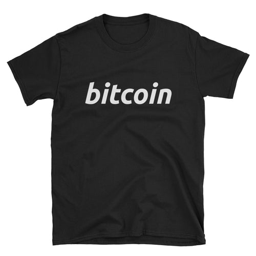 Bitcoin BTC Simple Logo Shirt Short-Sleeve Unisex T-Shirt