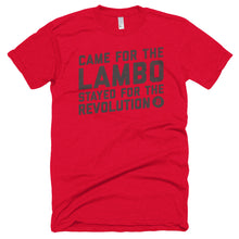 Bitcoin Came For The Lambo Stayed For The Revolution BTC Shirt Short sleeve soft t-shirt