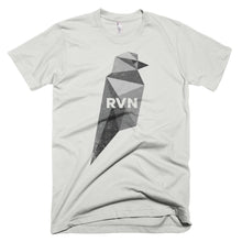 Ravencoin RVN Black Bird Cryptocurrency Shirt (Vintage Look) Short-Sleeve T-Shirt