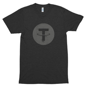 USDT Tether Vintage Look Logo Tee | American Apparel Men's Short sleeve soft t-shirt