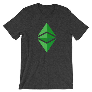 Ethereum Classic Logo Tee | Cryptocurrency ETC Short-Sleeve Unisex T-Shirt