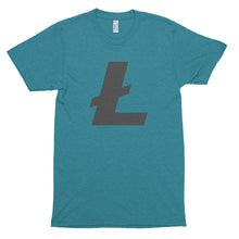 Litecoin L Logo Symbol Cryptocurrency Short sleeve soft t-shirt