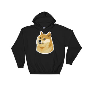 Dogecoin DOGE Distressed Crypto Shirt Hooded Sweatshirt