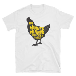Winner Winner Chicken Dinner Shirt PlayerUnknown's Battlegrounds PUBG Short-Sleeve Unisex T-Shirt