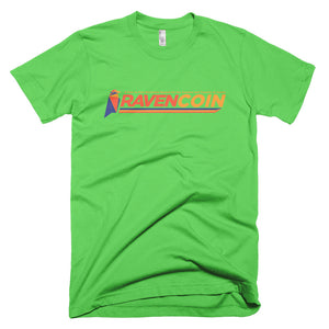 Ravencoin RVN Symbol Logo Bird Crypto American Apparel Shirt Short-Sleeve T-Shirt