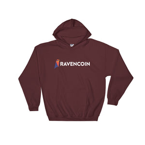 Ravencoin RVN Logo Symbol Hooded Sweatshirt
