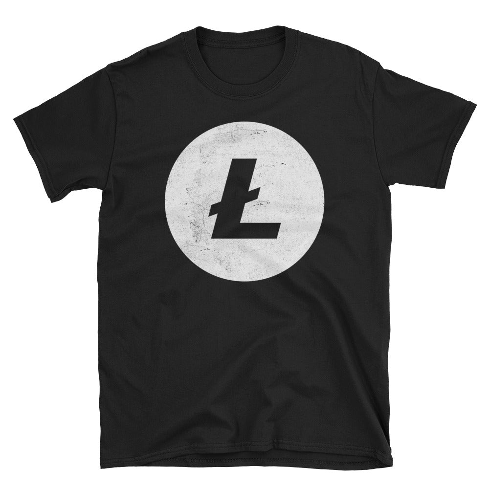 Litecoin Logo (Distressed) Short-Sleeve Unisex T-Shirt