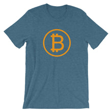 Bitcoin Logo Symbol Tshirt | Blue t shirt