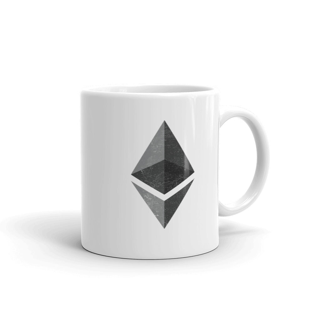 Ethereum Logo Symbol (Distressed) Mug