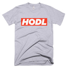 HODL Red Box Bitcoin Crypto Shirt American Apparel Short-Sleeve T-Shirt