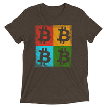 Bitcoin Color Squares BTC Crypto Shirt Short sleeve t-shirt