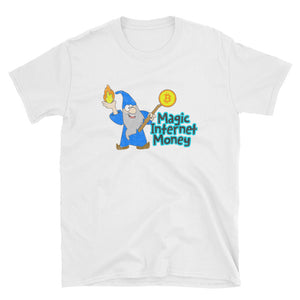 Magic Internet Money Bitcoin BTC Logo Symbol Short-Sleeve Unisex T-Shirt