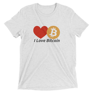 I Love Bitcoin BTC Heart Cryptocurrency Short sleeve t-shirt