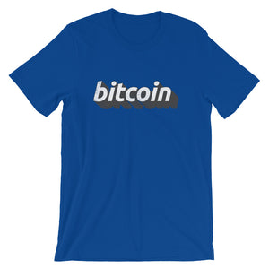 Bitcoin Logo 3D Tshirt | Short-Sleeve Unisex T-Shirt