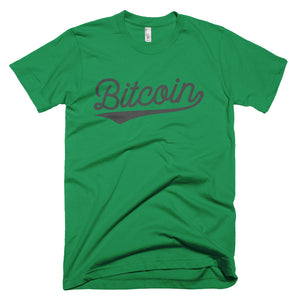 Bitcoin BTC Script Logo Shirt Short-Sleeve T-Shirt