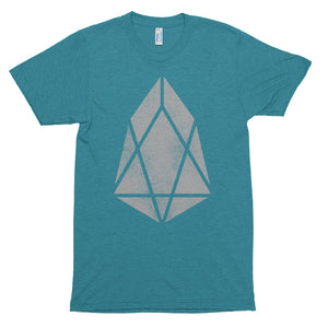 EOS Logo Tshirt | Vintage Look Texture Cryptocurrency Short sleeve soft t-shirt