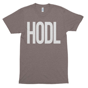 HODL Tall Large Print Bitcoin Cryptocurrency Shirt Short sleeve soft t-shirt