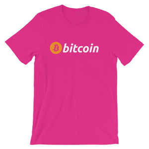 Bitcoin Rounded Classic Logo Short-Sleeve Unisex T-Shirt