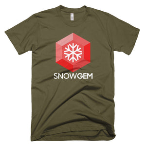 Snowgem Logo Symbol Cryptocurrency ShirtShort-Sleeve T-Shirt