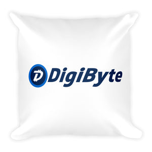 Digibyte DGB Coin Square Pillow