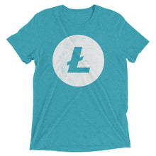 Litecoin Logo (Distressed) Short sleeve t-shirt