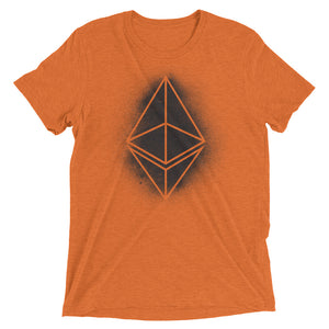 Ethereum ETH Logo Symbol Spray Paint Crypto Shirt Short sleeve t-shirt