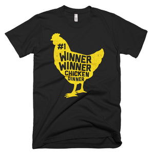 Winner Winner Chicken Dinner Shirt PlayerUnknown's Battlegrounds PUBG Short-Sleeve T-Shirt