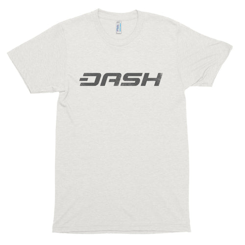 Dash Vintage Look TShirt Cryptocurrency Short sleeve soft t-shirt