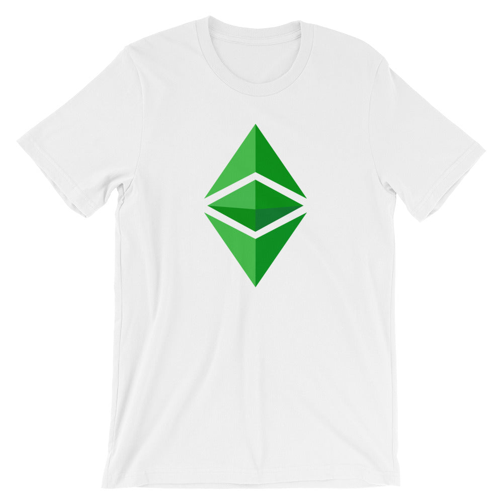 Ethereum Classic Logo Tee | Cryptocurrency ETC Short-Sleeve Unisex T-Shirt